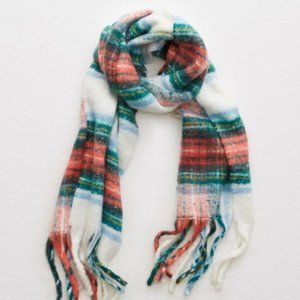 Aerie plaid blanket scarf